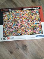 Emoji puzzel 1000 stukjes, Gebruikt, Ophalen of Verzenden