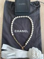 Chanel parel ketting, authentiek, Ophalen of Verzenden, Wit, Zo goed als nieuw