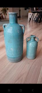 Kruiken set blauw, Ophalen, Blauw, Minder dan 50 cm, Glas