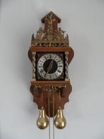 zaanse klok - wandklok op eikenhout - Wuba, Ophalen of Verzenden