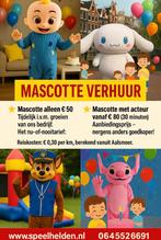 Mascotte verhuur, Hobby en Vrije tijd, Ophalen of Verzenden, Zo goed als nieuw, Verjaardag