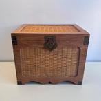 Mooie vintage opbergkist | aziatische look, Minder dan 50 cm, Gebruikt, Minder dan 50 cm, Ophalen of Verzenden
