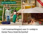 Center parcs de eemhof 5/6 okt, Tickets en Kaartjes, Kortingen en Cadeaubonnen, Twee personen, Kortingsbon