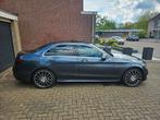 Mercedes - Benz C-klasse 200 AMG Line Navi Leder Schuifdak, Te koop, Zilver of Grijs, Geïmporteerd, 5 stoelen