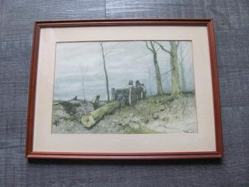 Anton Mauve - houthakkers beschikbaar voor biedingen