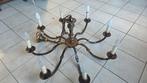 Vintage kroonluchter met 8 armen, Ophalen, Gebruikt, Metaal, Vintage