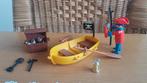 playmobil 3570 piraat met roeiboot, Ophalen of Verzenden, Gebruikt