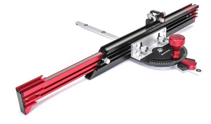 UITTREKBARE ALLUMINIUM VERSTEK GELEIDER (MITER GAUGE FENCH), Doe-het-zelf en Verbouw, Gereedschap | Handgereedschap, Nieuw, Ophalen