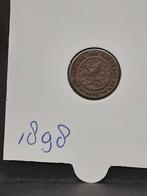 Halve cent 1898 koningin Wilhelmina, Postzegels en Munten, Munten | Nederland, Ophalen of Verzenden, Koningin Wilhelmina, Overige waardes