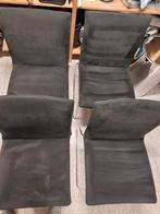 4 Pastoe Penant Eetkamerstoelen, alcantara stof, antraciet, Gebruikt, Zwart, Design, Ophalen of Verzenden