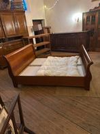 Mooie houten bedframe - Tweepersoons, Ophalen, Gebruikt, Bruin, Tweepersoons