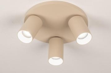 3 lichts spots zand beige bed keuken bank hoekbank hal lamp  beschikbaar voor biedingen