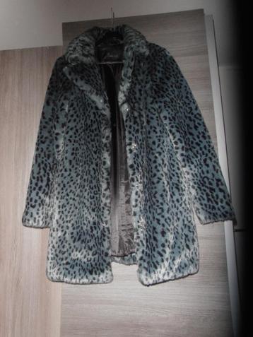 Goosecraft winterjas medium luipaard print blauw  beschikbaar voor biedingen