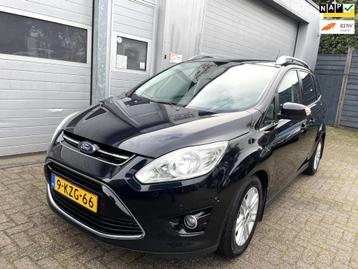 Ford Grand C-Max 1.0 Titanium 2013-Navi-Clima-Cruis-Trekhaak beschikbaar voor biedingen