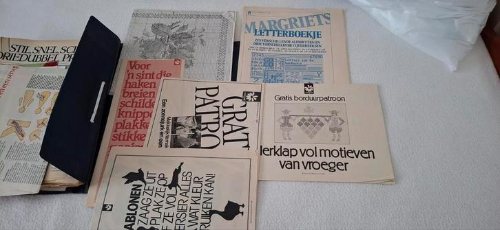 Vele leuke borduurpatronen. Zie foto's., Hobby en Vrije tijd, Borduren en Borduurmachines, Zo goed als nieuw, Patroon, Handborduren