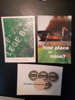 3 heineken ansichtkaarten boomerang, Ophalen of Verzenden, 1980 tot heden, Ongelopen, Overige thema's