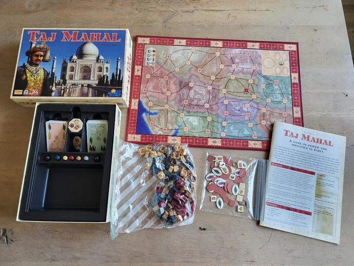 spel Taj Mahal, Hobby en Vrije tijd, Gezelschapsspellen | Bordspellen, Gebruikt, Een of twee spelers, Drie of vier spelers, Vijf spelers of meer