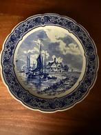 Delfst blauw decoratie bord royal sphinx maastricht, Ophalen of Verzenden