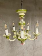 Porseleinen luster / Kroonluchters in Capodimonte stijl, Huis en Inrichting, Lampen | Kroonluchters, Ophalen, Gebruikt, Overige materialen