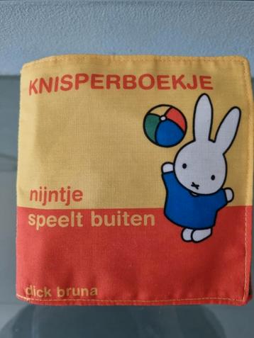 Orig, Dick Bruna, KNISPERBOEKJE "NijntjeSpeeltBuiten",Nieuw! beschikbaar voor biedingen