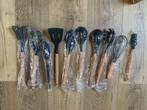 Nieuwe set keukengerei / hout / siliconen / 11-delig, Ophalen of Verzenden, Nieuw