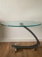 Rolf Benz bijzettafel, Minder dan 55 cm, Gebruikt, Rond, Hout