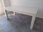 Witte Eettafel 90x180cm - Gebruikt, Gebruikt, 150 tot 200 cm, Modern, Rechthoekig