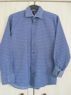 Gedessineerd overhemd Mt M (DO&CO), Kleding | Heren, DO&CO, Blauw, Ophalen of Verzenden, Zo goed als nieuw
