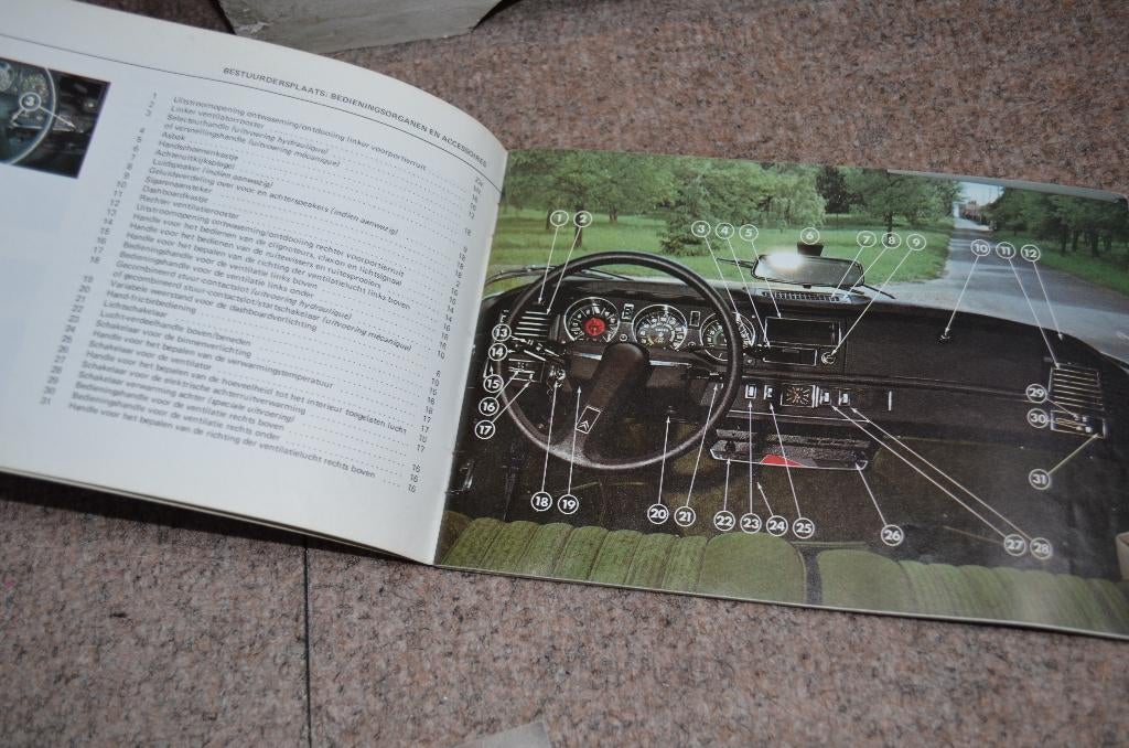 Instructieboekje Citroen DS, Ophalen