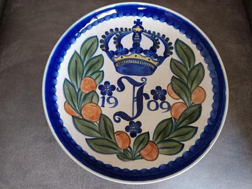Gedenkbord Juliana 1909, Antiek en Kunst, Antiek | Keramiek en Aardewerk, Ophalen