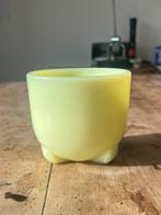 Potje, persglas / Copier / Leerdam / uraniumglas, Antiek en Kunst, Antiek | Glas en Kristal, Ophalen of Verzenden