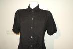 Jean Paul Gaultier vintage jurk knopen pof mouwtjes IT 44, Maat 38/40 (M), Verzenden, Zwart, Gaultier