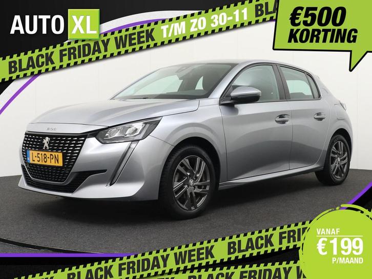 Peugeot 208 1.2T Active Carplay Navi LED 16'LMV Park.sens DA, Auto's, Peugeot, Bedrijf, Te koop, ABS, Airbags, Airconditioning