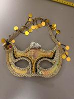 Venetiaans oogmasker met gouden details en pailletten –, Kleding | Dames, Carnavalskleding en Feestkleding, Verzenden, Nieuw, Carnaval