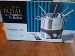 Nieuw Royal van Kempen en Begeer fondueset, Witgoed en Apparatuur, Fonduesets, Ophalen of Verzenden, Nieuw, Elektrisch, Fondueset