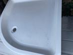Douchebak kwartrond wit, Ophalen, Zo goed als nieuw, Douche