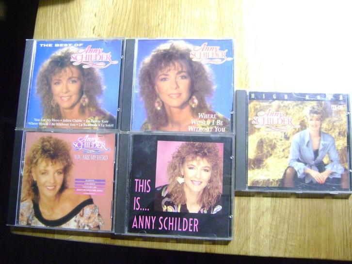 CD's van Anny Schilder (5x), Cd's en Dvd's, Cd's | Pop, Gebruikt, 1980 tot 2000, Ophalen of Verzenden