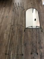 Wandkapstok met spiegel en schapje, Ophalen of Verzenden, Zo goed als nieuw, Wandkapstok, Minder dan 100 cm