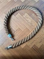 Afzetkoord gedraaid  met Chroom koordhouders, Watersport en Boten, Ophalen of Verzenden