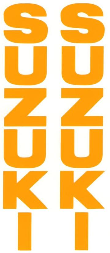 Suzuki verticaal sticker set #20 beschikbaar voor biedingen