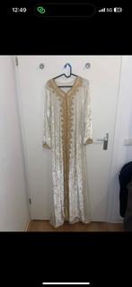 Witte Kaftan met Gouden Details, Kleding | Dames, Maat 38/40 (M), Wit, Ophalen of Verzenden, Zo goed als nieuw