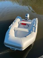 Brig rib met trailer en motor, Watersport en Boten, Rubberboten, Zo goed als nieuw, Benzine, Minder dan 70 pk, Overige materialen