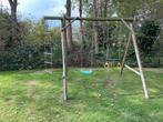 Houten Schommel met klimladder, schommel en rekstok, Kinderen en Baby's, Speelgoed | Buiten | Speeltoestellen, Ophalen, Gebruikt