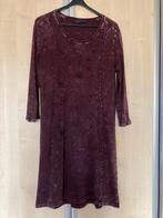 Paarse  jurk met borduursel, Didi., Paars, Maat 42/44 (L), Didi, Ophalen of Verzenden
