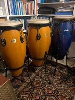 Drie congas (twee go percussion en 1 remo), Muziek en Instrumenten, Percussie, Ophalen, Gebruikt