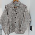100% merinowol iers aran vest aran crafts made in ireland, Verzenden, Beige, Maat 46/48 (XL) of groter, Zo goed als nieuw