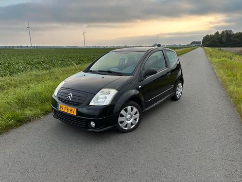 Citroën C2 1.4 I VTR 2004 Zwart, Auto's, Citroën, Particulier, C2, Centrale vergrendeling, Cruise Control, Elektrische ramen, Radio