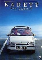 Opel Kadett E Cabrio of GSi brochure/auto folder '87 - '93, Ophalen of Verzenden, Opel