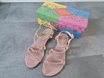 Mooie Lazamani sandalen met strassteentjes, Nieuw, Sandalen of Muiltjes, Ophalen of Verzenden, Roze