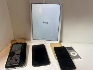 Apple telefoons iphone,  ipod en ipad DEFECT en of GELOCKED beschikbaar voor biedingen